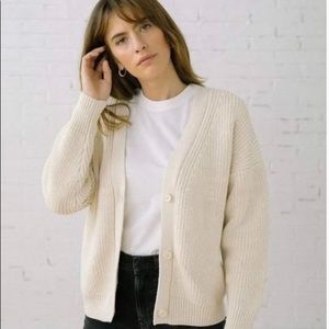 Tradlands Shelter Cotton Cardigan, Size XS